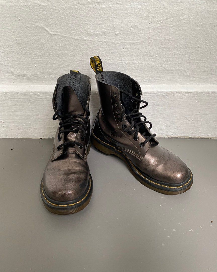 Dr.Martens Shoes Dr.Martens 1460 Pascal Peter Boots Silver