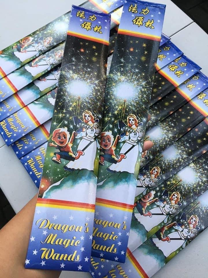 Dragon’s Magic Wand Sparklers Fireworks For New Year, Hobbies & Toys ...