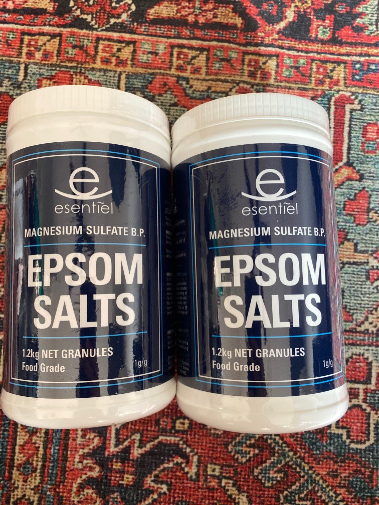 Epsom Salts 1.2kg net granules, Babies & Kids, Bathing & Changing