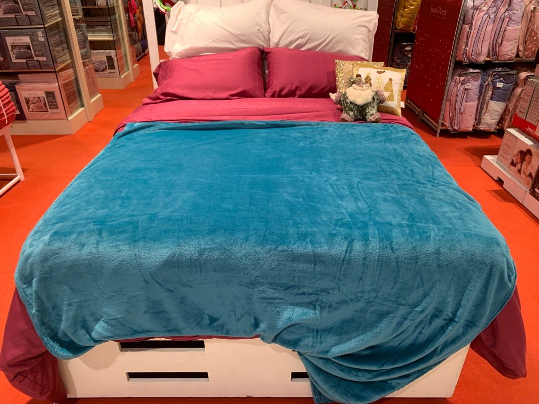 french-flannel-furniture-home-living-bedding-towels-on-carousell