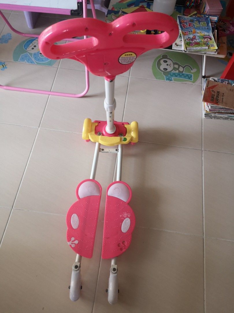 barbie frog scooter