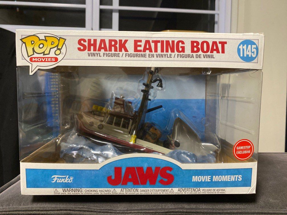Funko pop, shark eating boat, Hobbies & Toys, Toys & Games on Carousell