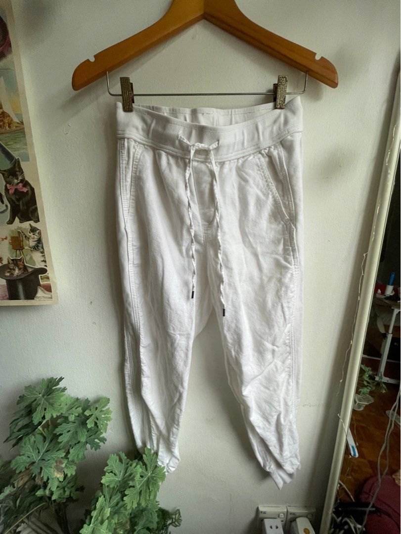 Gap drawstring joggers in linen new arrivals