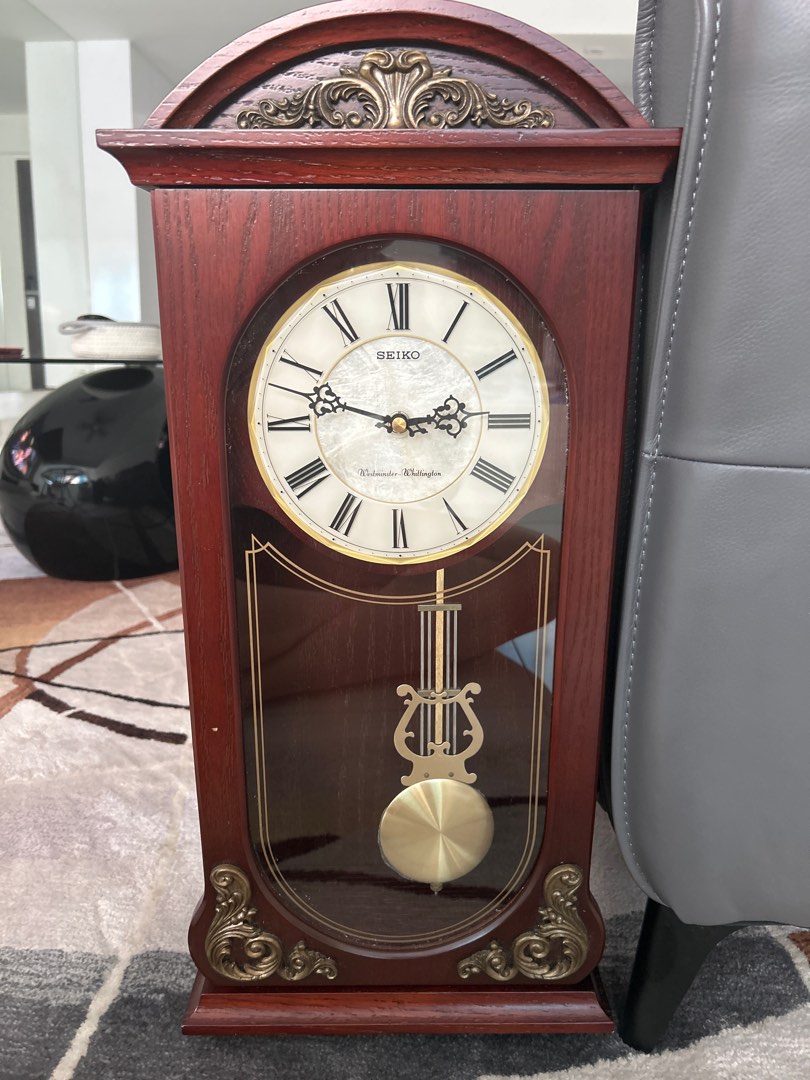 SEIKO Grandfather Clock (CNY Sales)! , Furniture & Home Living, Home