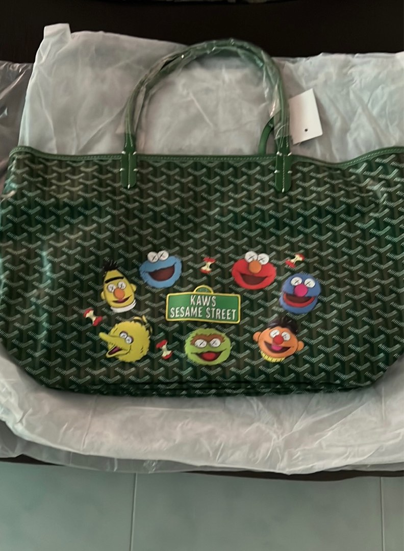 Green sesame Street Character Bag, Women's Fashion, Bags & Wallets