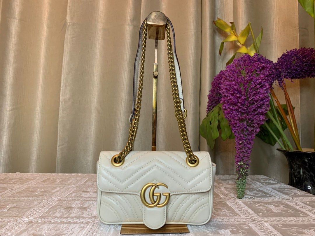 Gucci marmont clearance beige bag