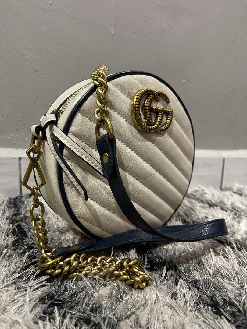 Gucci Marmont Round Luxury Bags Wallets on Carousell