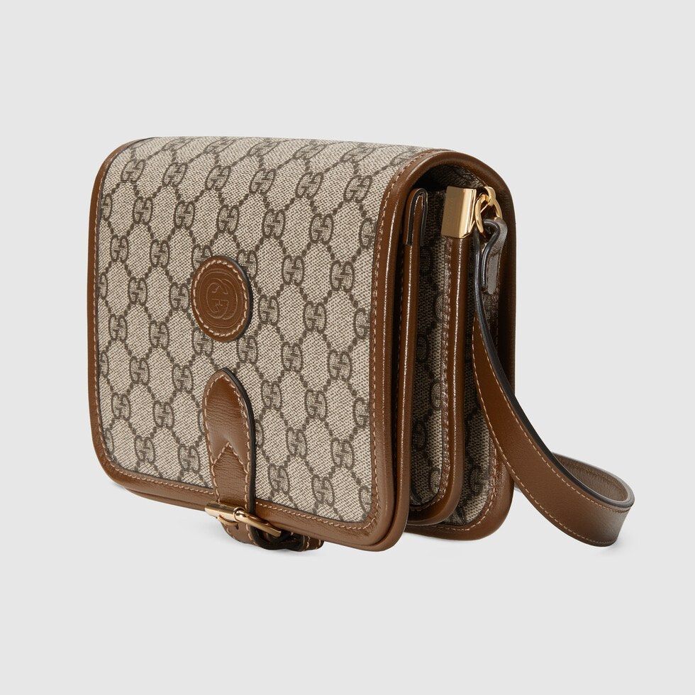 Gucci Mini shoulder bag with Interlocking G, Women's Fashion, Bags