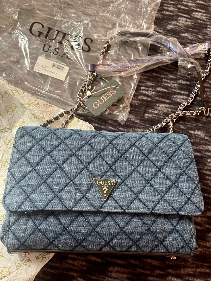 Guess store denim purse