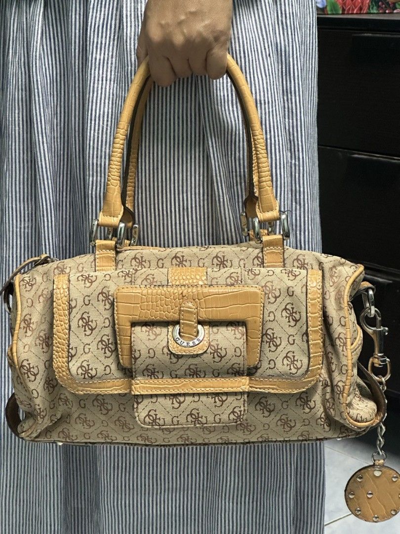 Tan guess deals bag