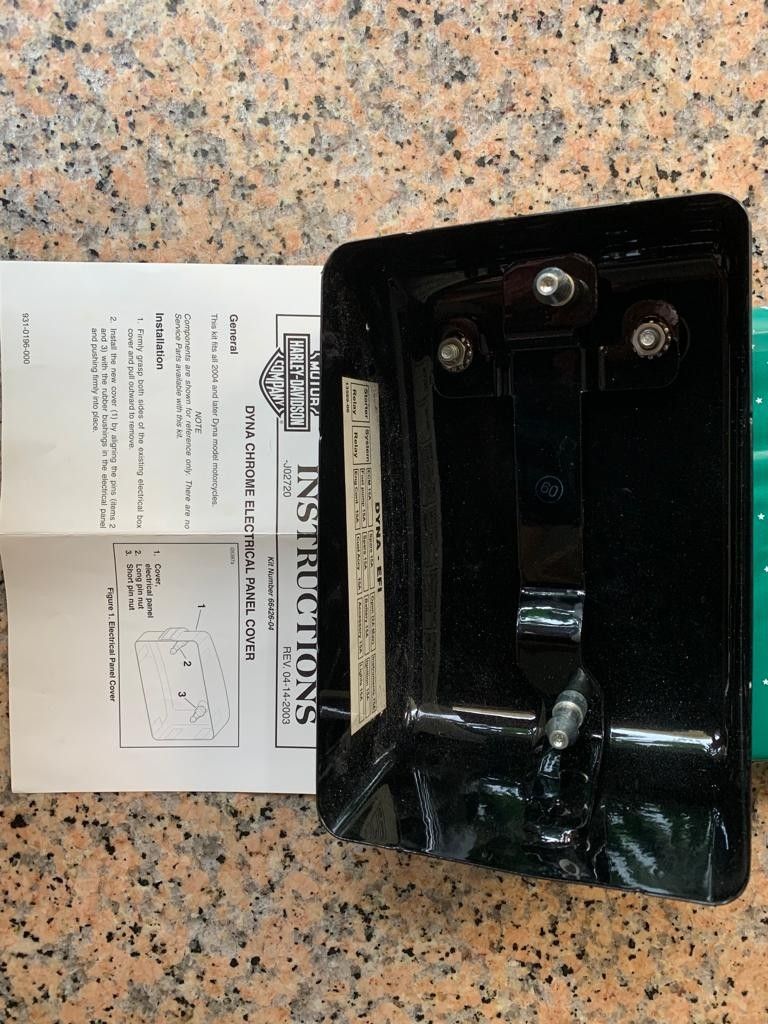 Harley davidson dyna electrical panel cover store