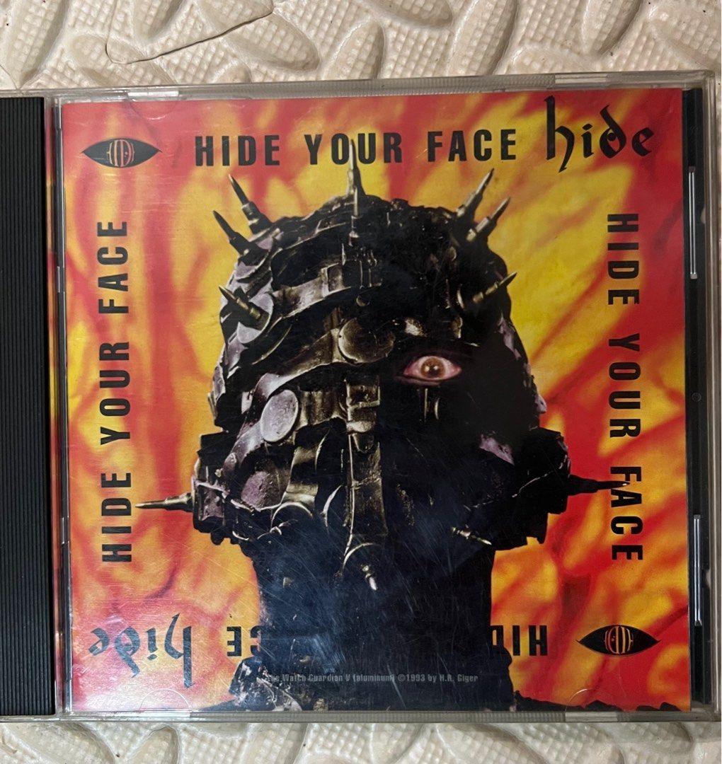Hide Music CD - Hide Your Face (MVCD-11), 興趣及遊戲, 音樂樂器