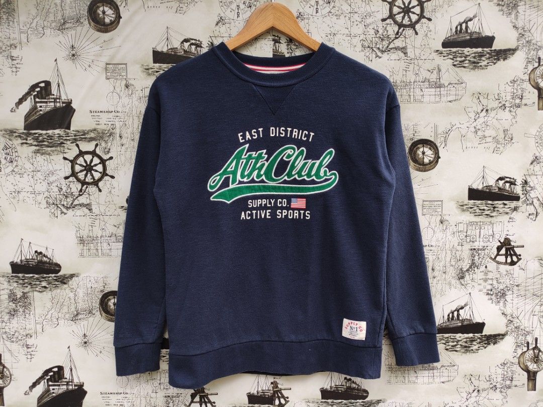 H M Authentic Sweatshirt Tag Vintage Active Sport Supply Co Vtg Outerwear Activewear