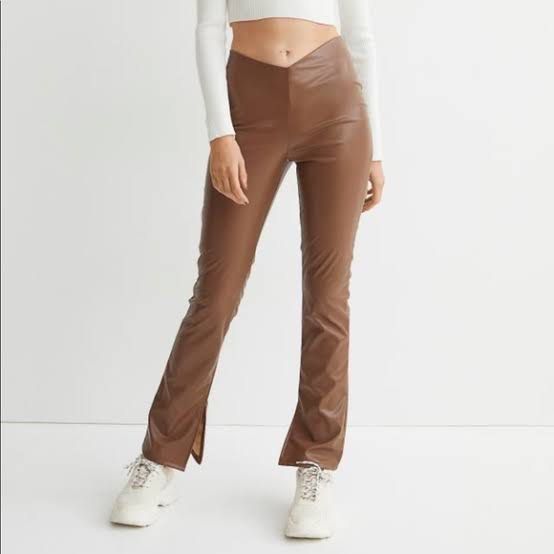 H&M Flare leggings, Women's Fashion, Bottoms, Jeans & Leggings on Carousell