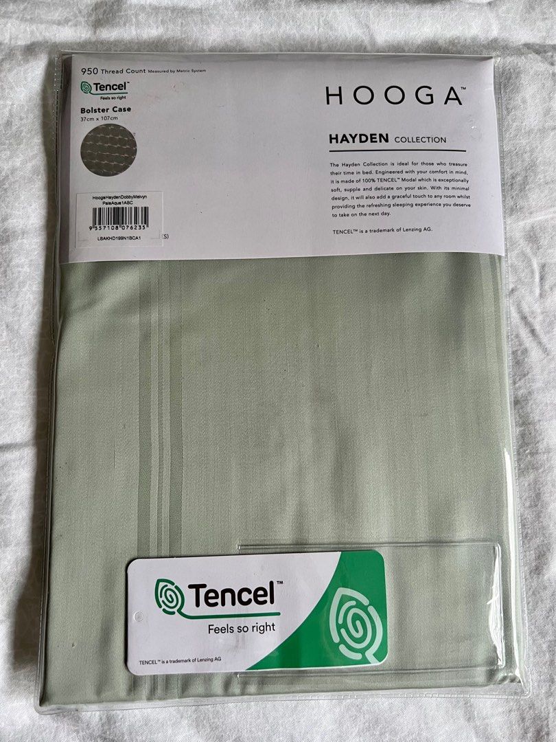 Hooga Tencel Bolster Case, Furniture & Home Living, Bedding & Towels on Carousell