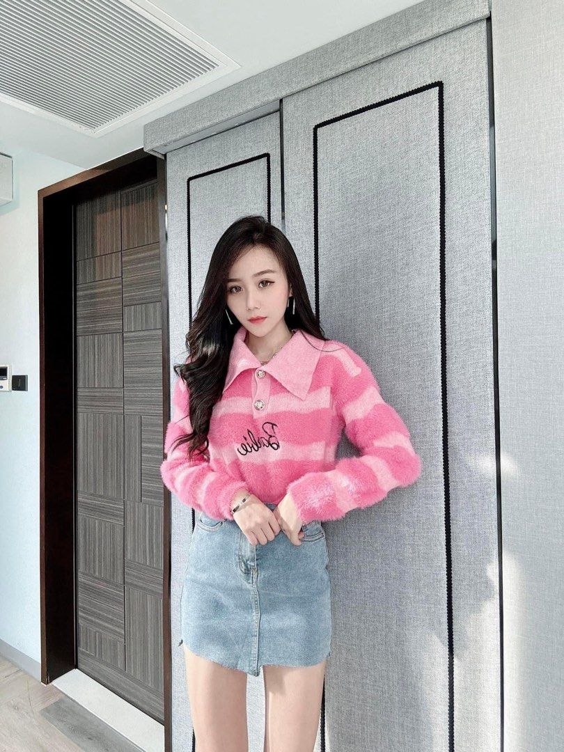 Hot Pink Barbie Furry Sweater