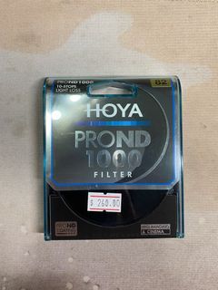 HOYA 82mm 10 stop ND Filter with Adaptor
