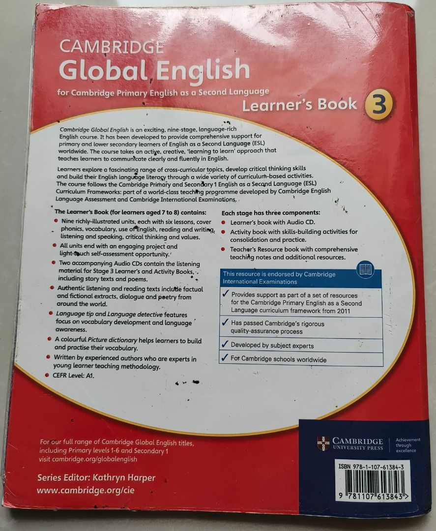 Igcse Cambridge Global English For Cambridge Primary English As A Second Language Learners Book 4853