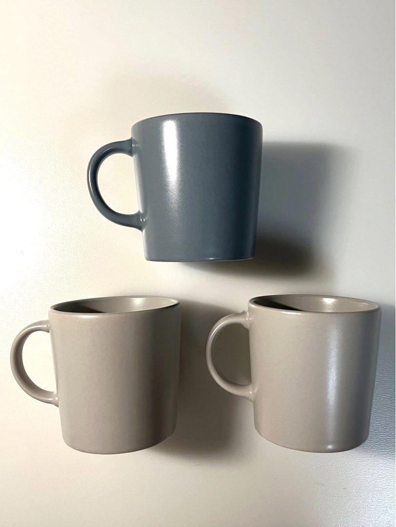 DINERA Mug, dark gray - IKEA