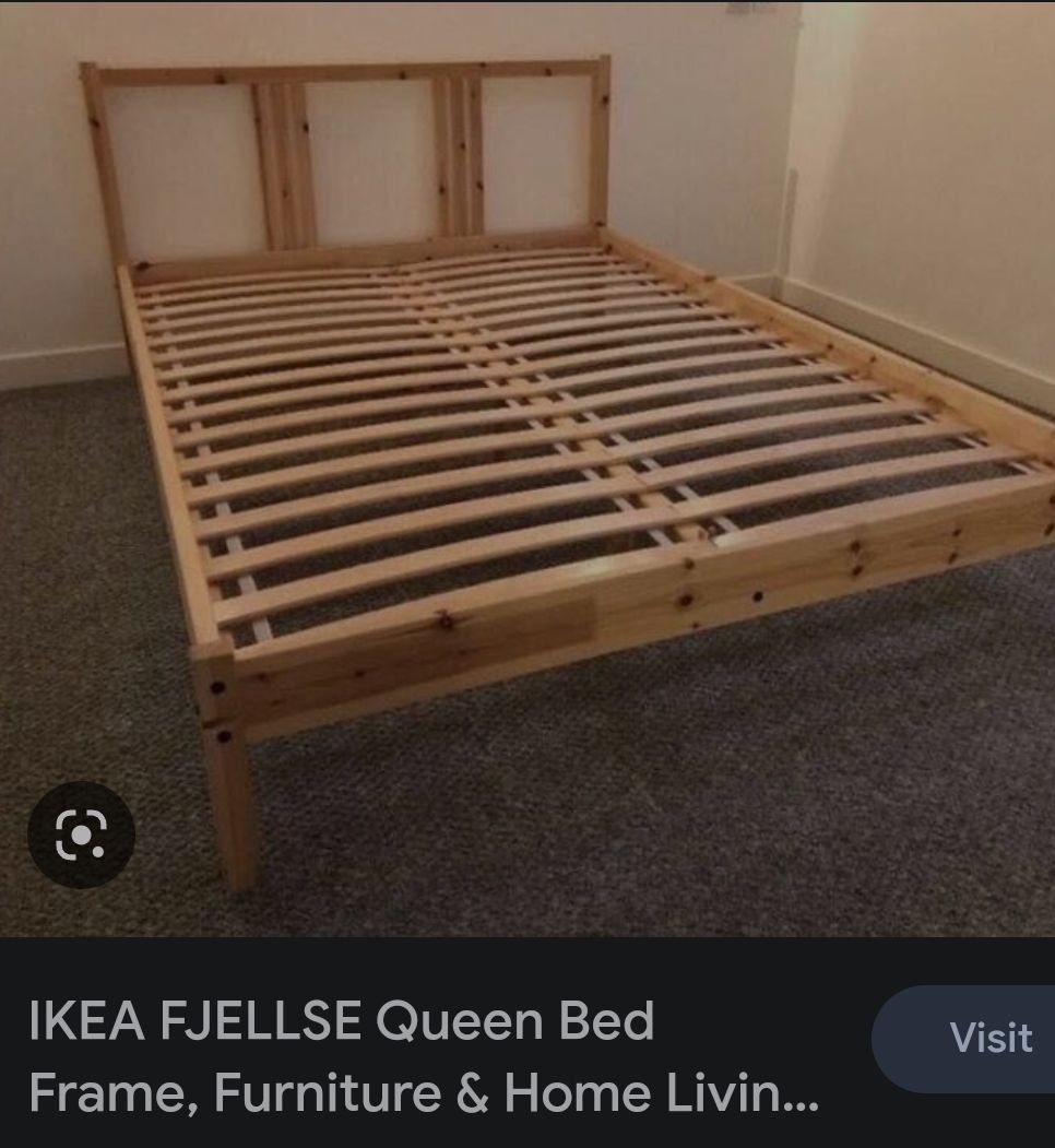IKEA Fjellse double bed frame