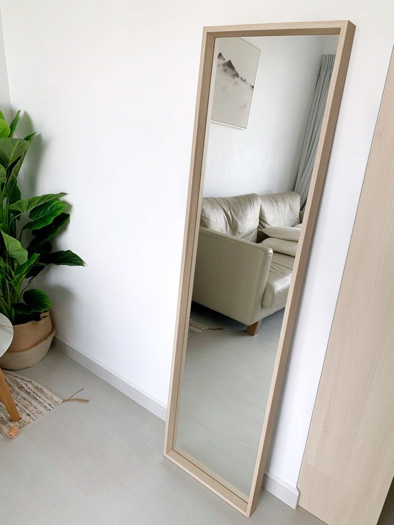 Ikea full length mirror, Furniture & Home Living, Home Decor, Mirrors