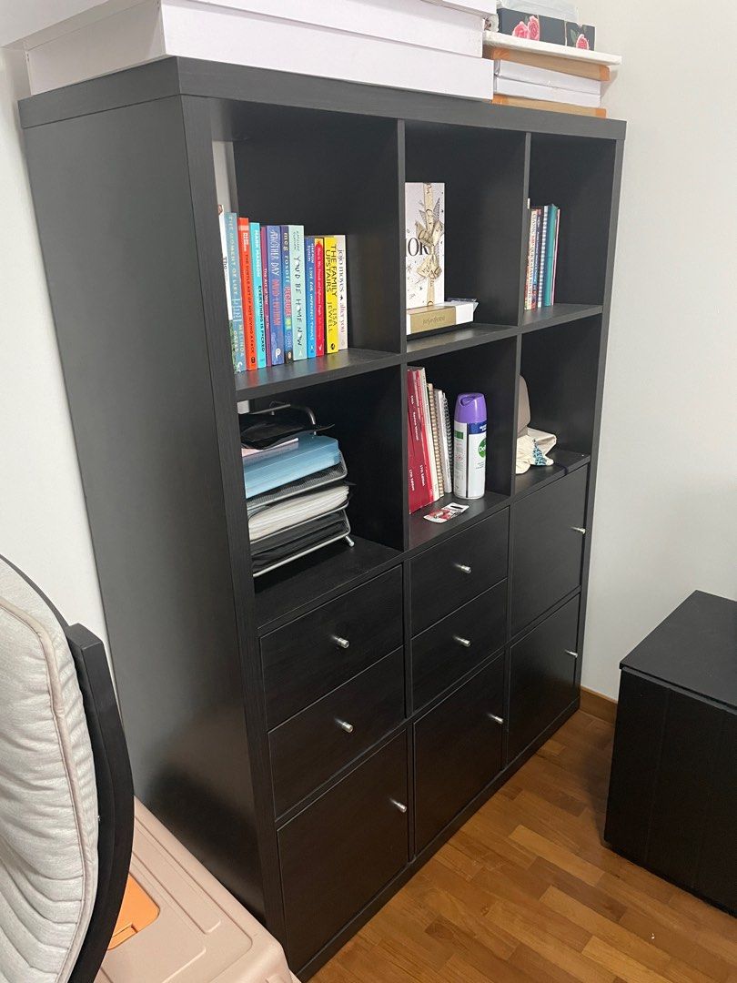 Ikea kallax shelves and rack drawers, Furniture & Home Living