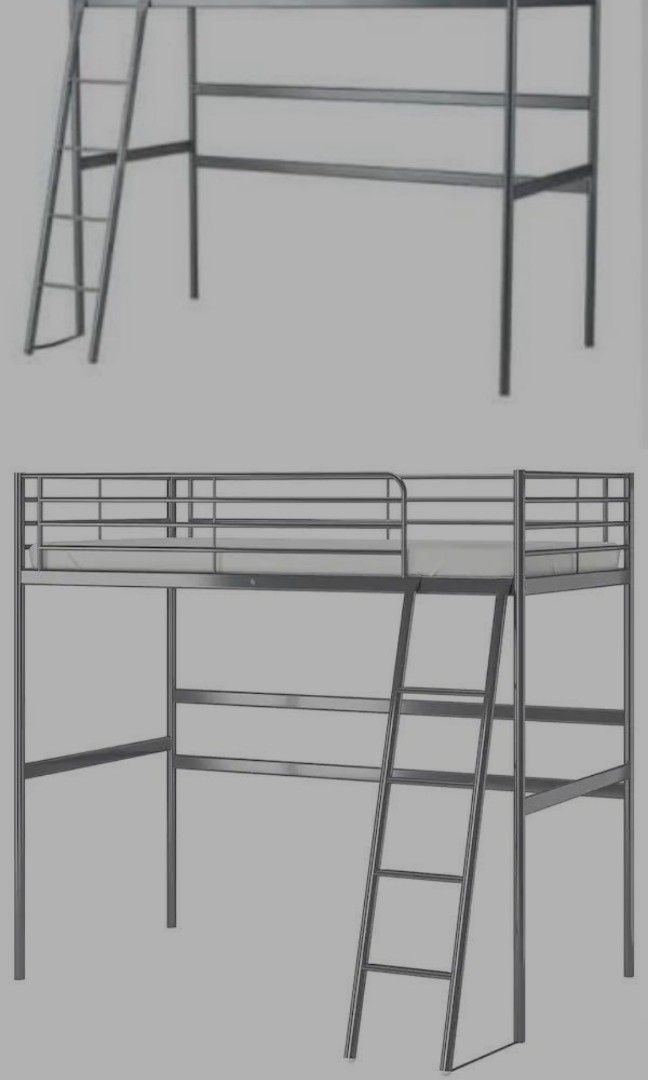 Brand new IKEA Loft Bed Frame, Furniture & Home Living, Furniture, Bed
