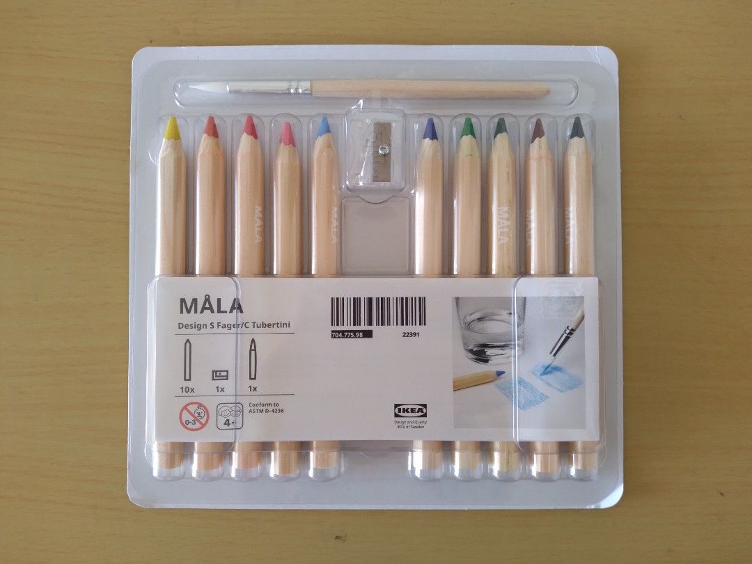 MÅLA Colored pencil, mixed colors - IKEA