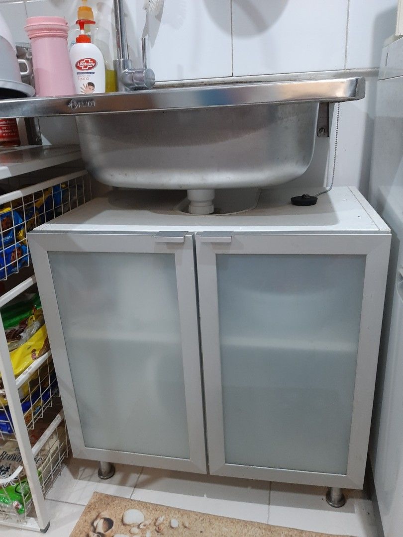 Ikea under sink storage, Furniture & Home Living, Bathroom & Kitchen