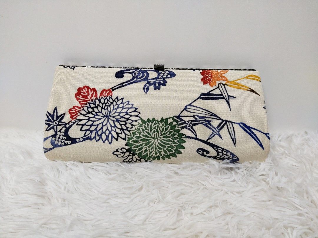 Japanese Inspired Clutch Bag, Women's Fashion, Bags & Wallets, Clutches
