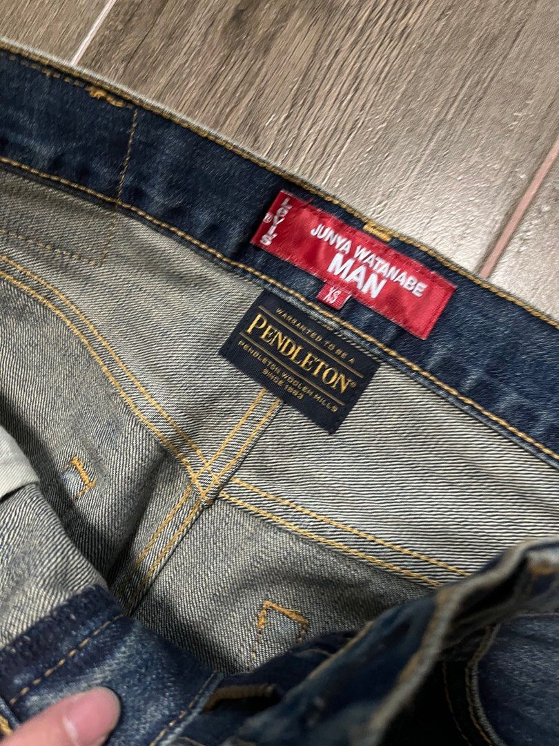 last price] JUNYA WATANABE MAN X Levi's X Pendleton straight-leg