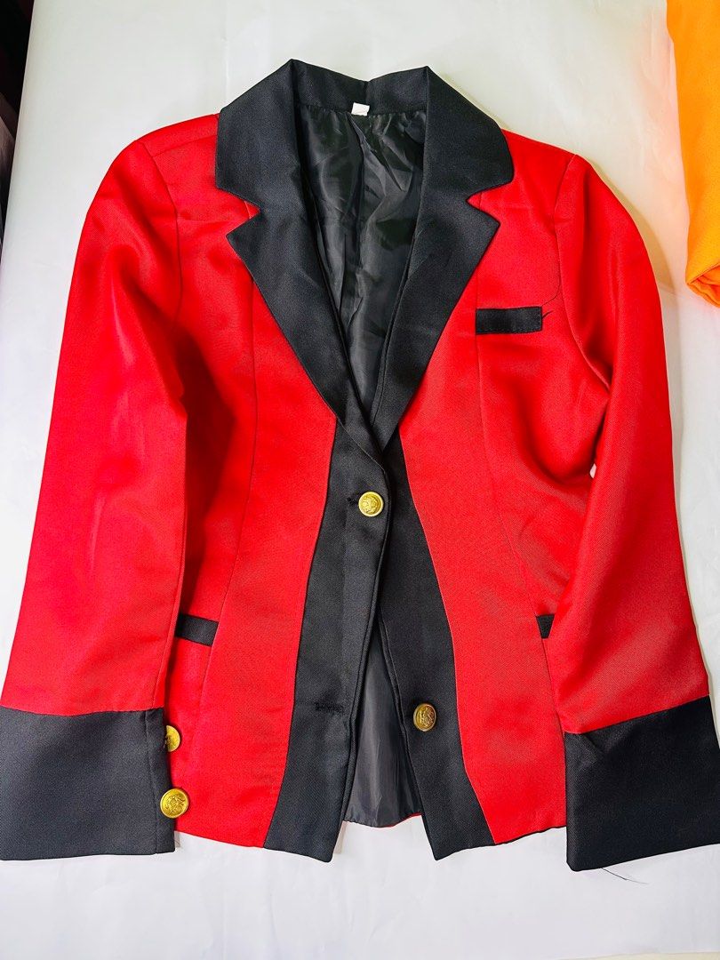 Red blazer costume outlet