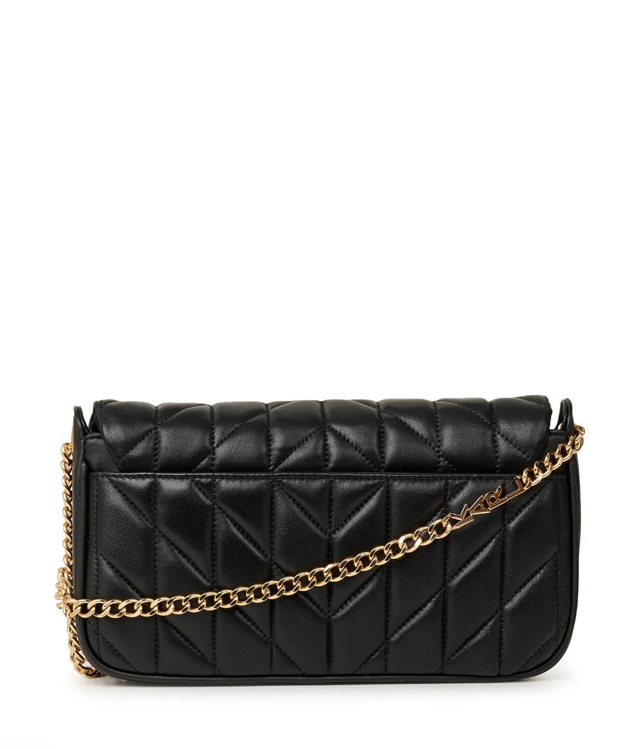 Karl Lagerfeld Paris Lafayette Demi Shoulder Bag In Black/gold, Luxury ...
