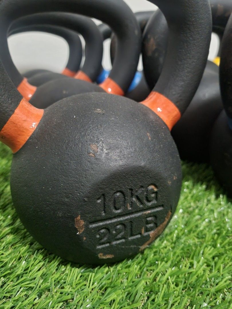 Cast Iron Kettlebell, Sports Equipment, Exercise & Fitness, Weights