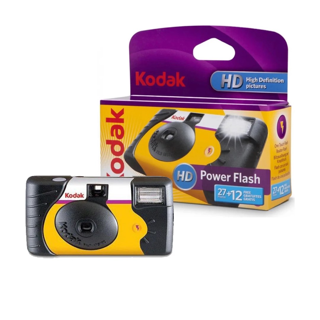 Kodak Power Flash Disposable Film Camera, Photography, Cameras on Carousell