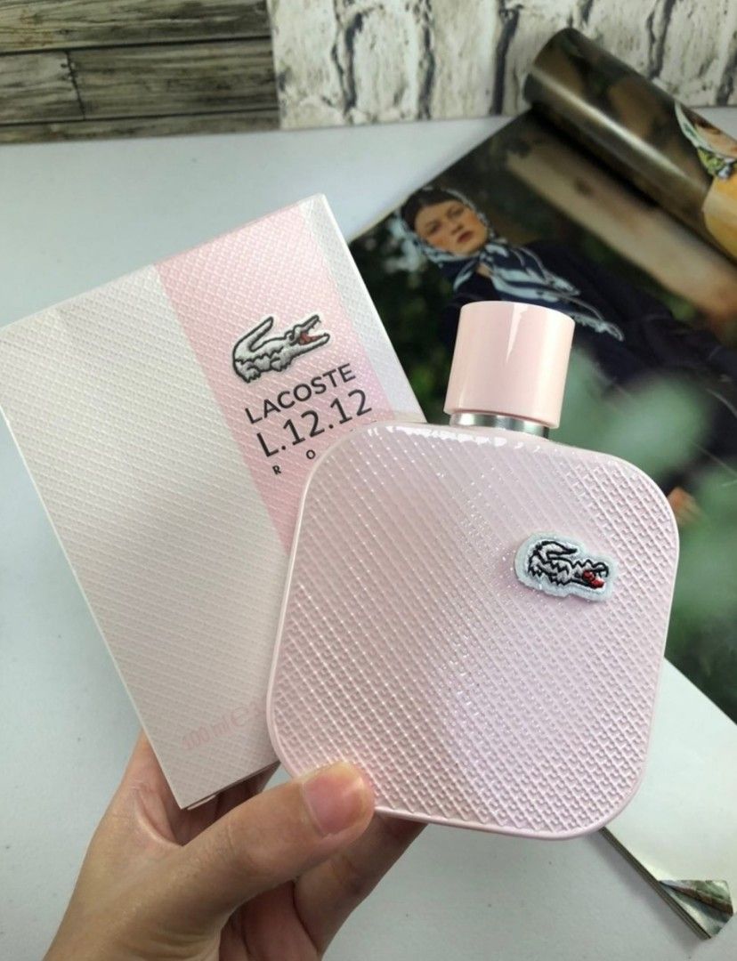 Eau De Parfum Rose For Her 100ml by LACOSTE FRAGRANCES Original  Tester Eropa (NEW FULL BOX)