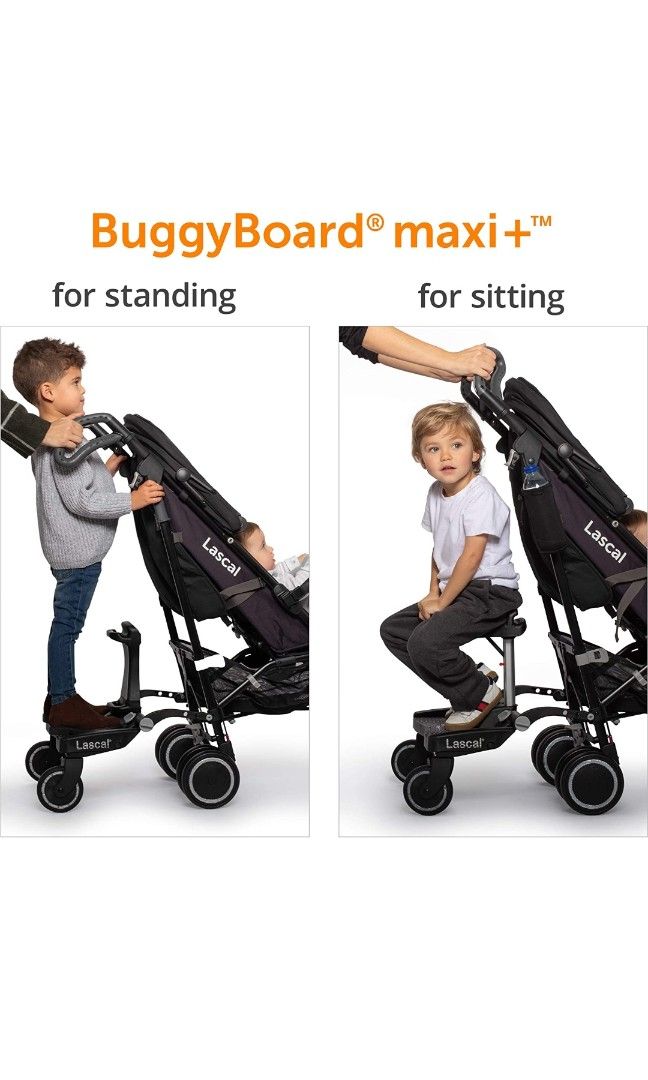 Lascal Buggy Board with Saddle Seat Maxi Plus Blue Babies Kids Going Out Strollers on Carousell