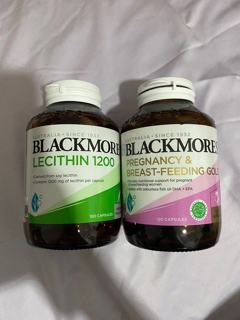 Lecithin (New) + Half Bottle Pregnancy Gold, Health & Nutrition, Health
