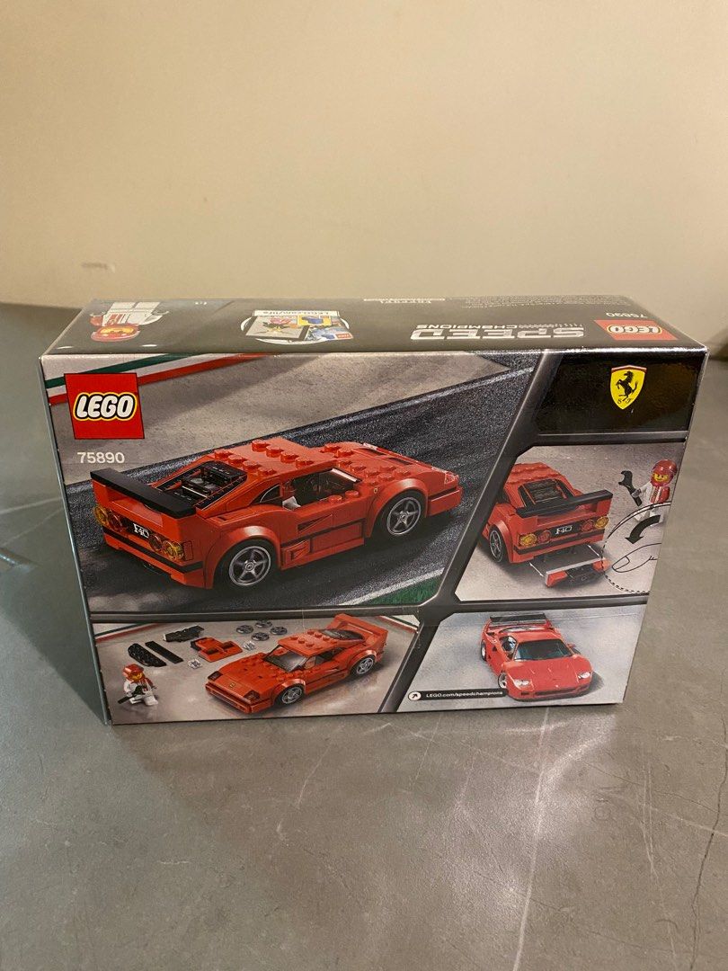LEGO 75890 Ferrari F40 Speed Sealed MIB, 興趣及遊戲, 玩具 & 遊戲類 - Carousell