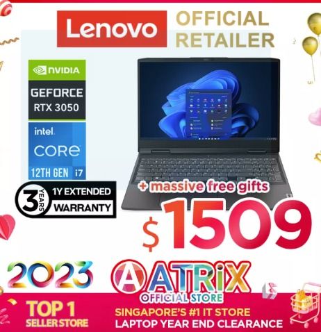 Lenovo Ideapad Gaming 3 - i7 12650H , 16 Gb DDR4 , RTX 3050