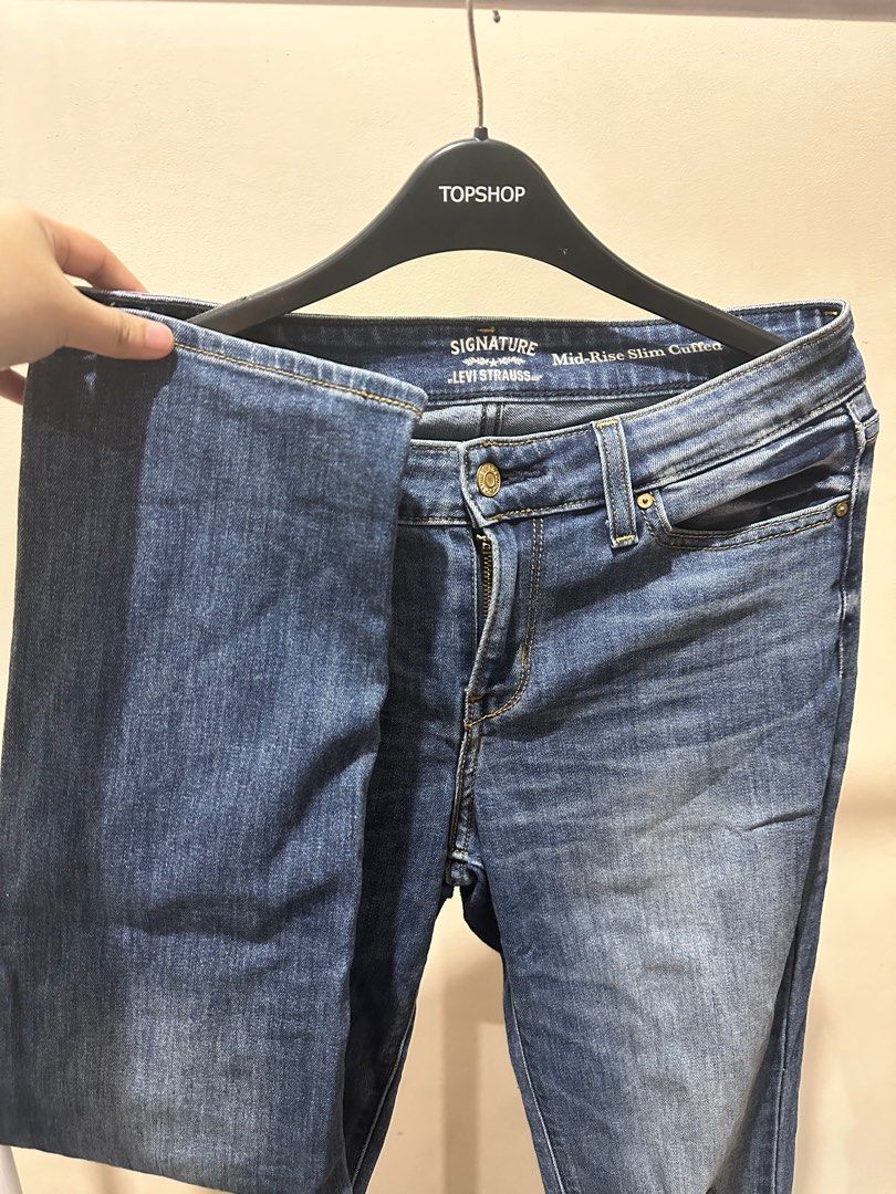 Levi's mid rise slim cuffed hot sale