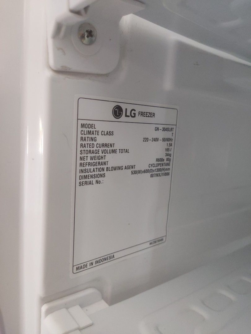 LG CHEST FREEZER, TV & Home Appliances, Kitchen Appliances