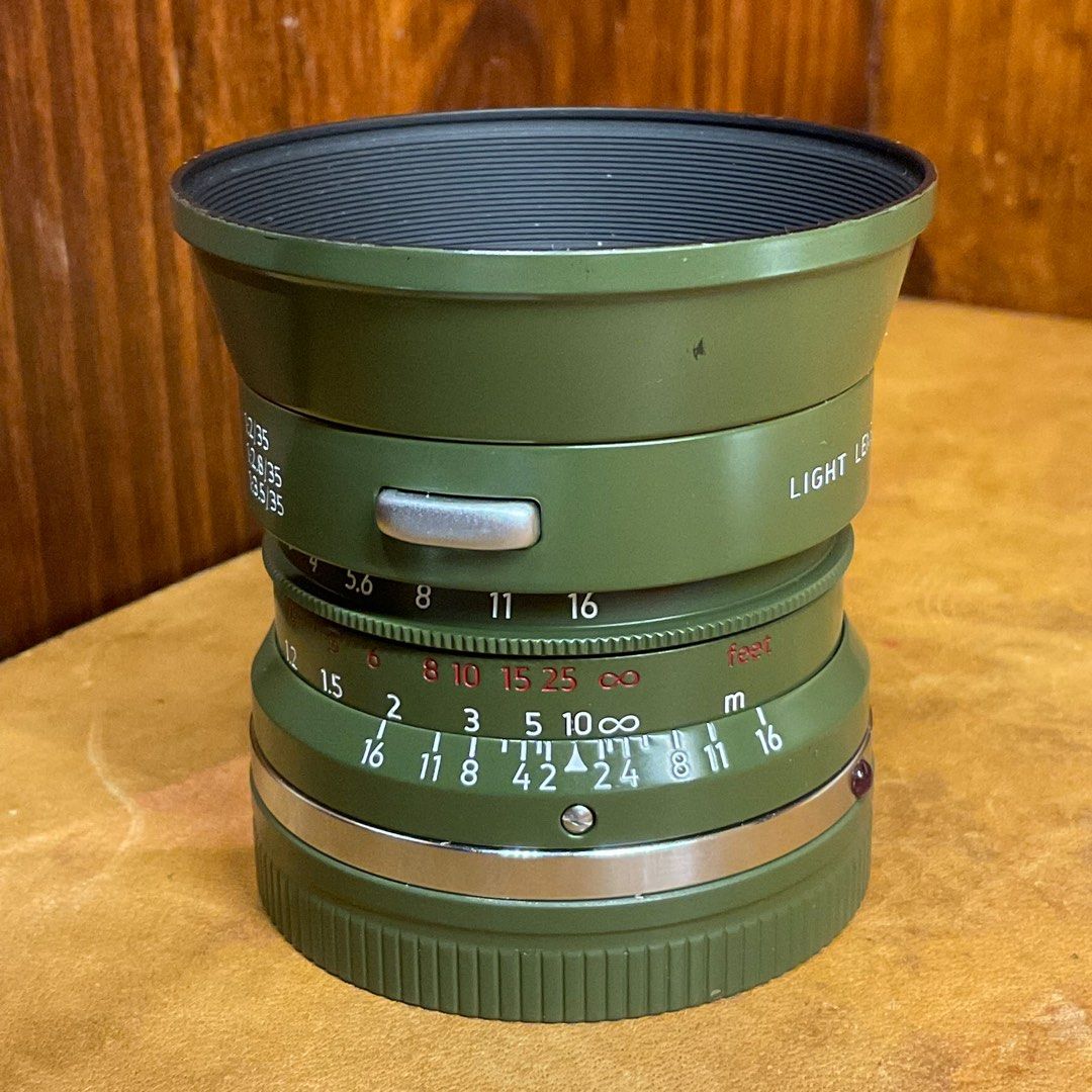 Light Lens Lab 35F2 (121/200) with Hood, Photography, Lens & Kits on Carousell