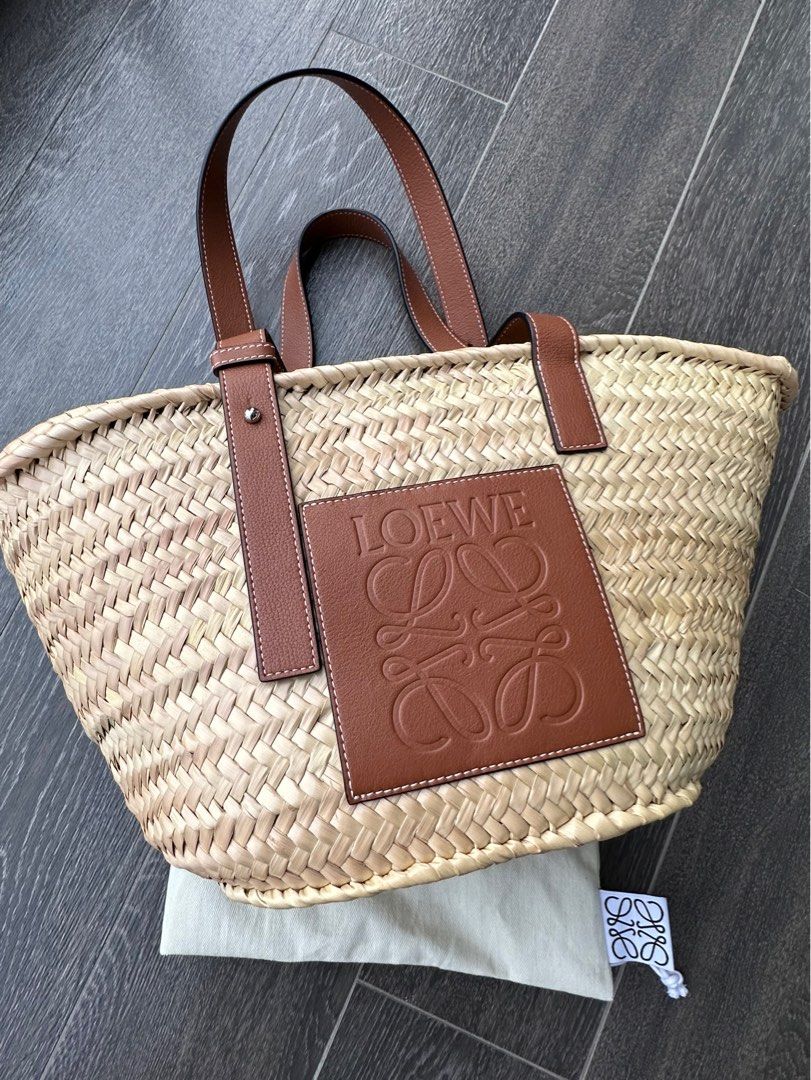 Loewe Wicker Basket Bag, Luxury, Bags & Wallets on Carousell