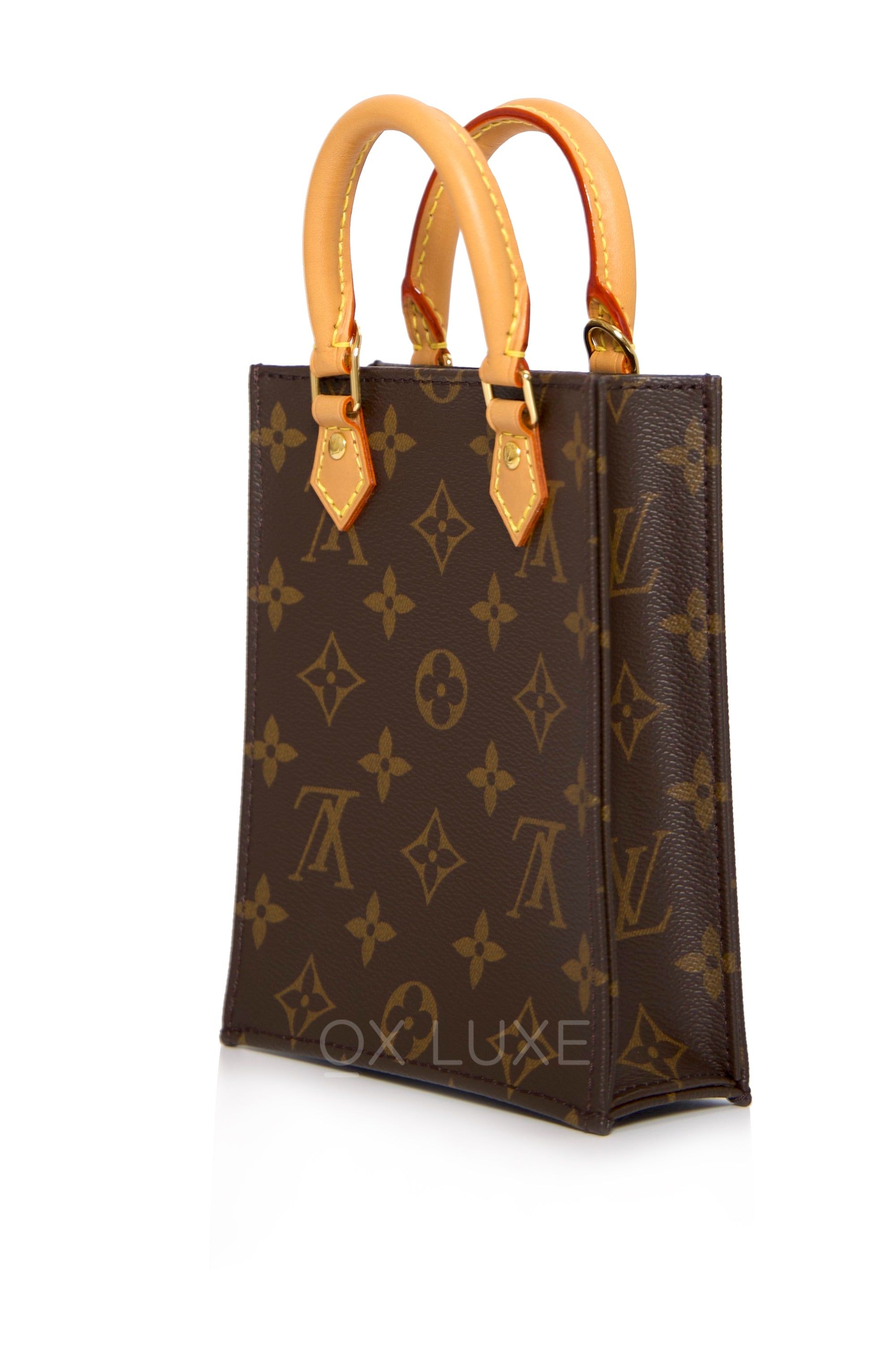 Louis+Vuitton+Petit+Sac+Plat+Satchel+Top+Handle+Bag+Pastel+Pink+Canvas for  sale online