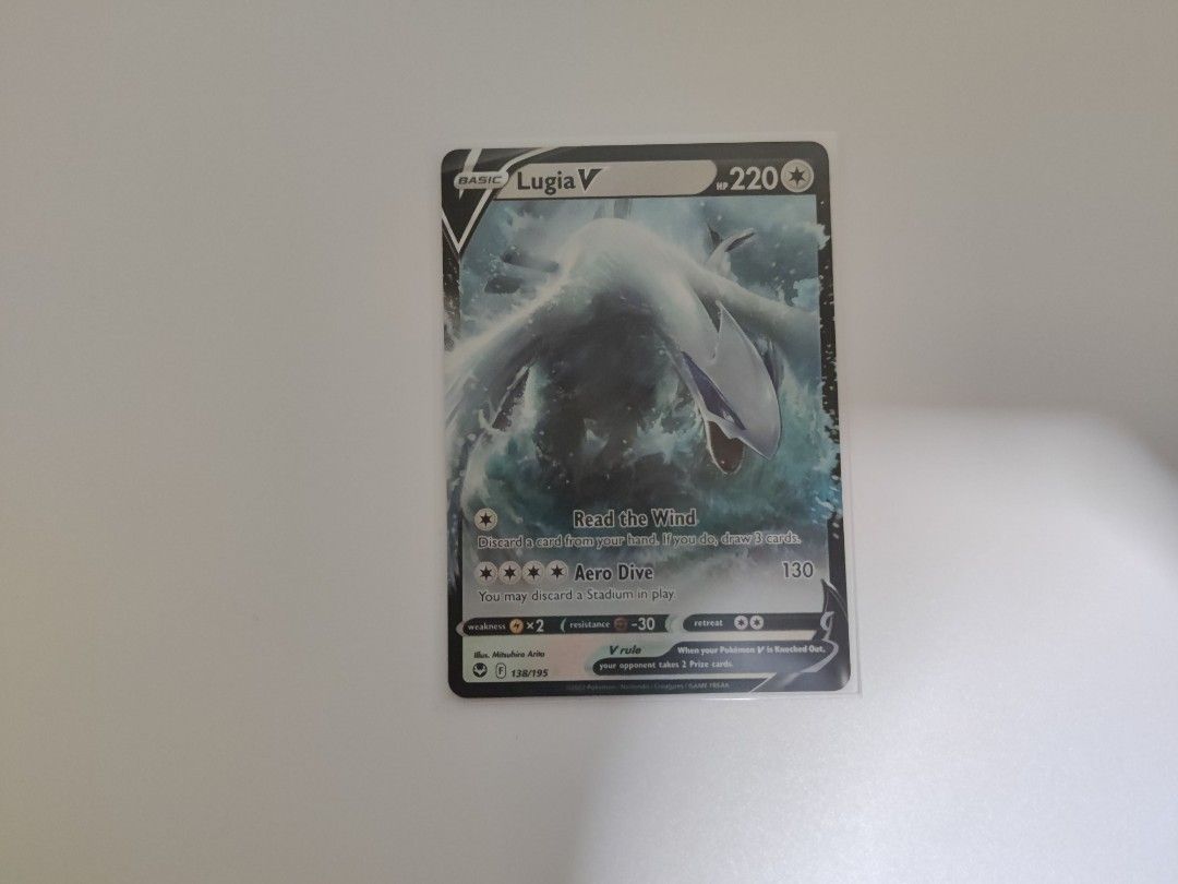 Lugia V 138/195 UR Ultra Rare Pokemon Card Silver Tempest, Hobbies & Toys,  Toys & Games on Carousell