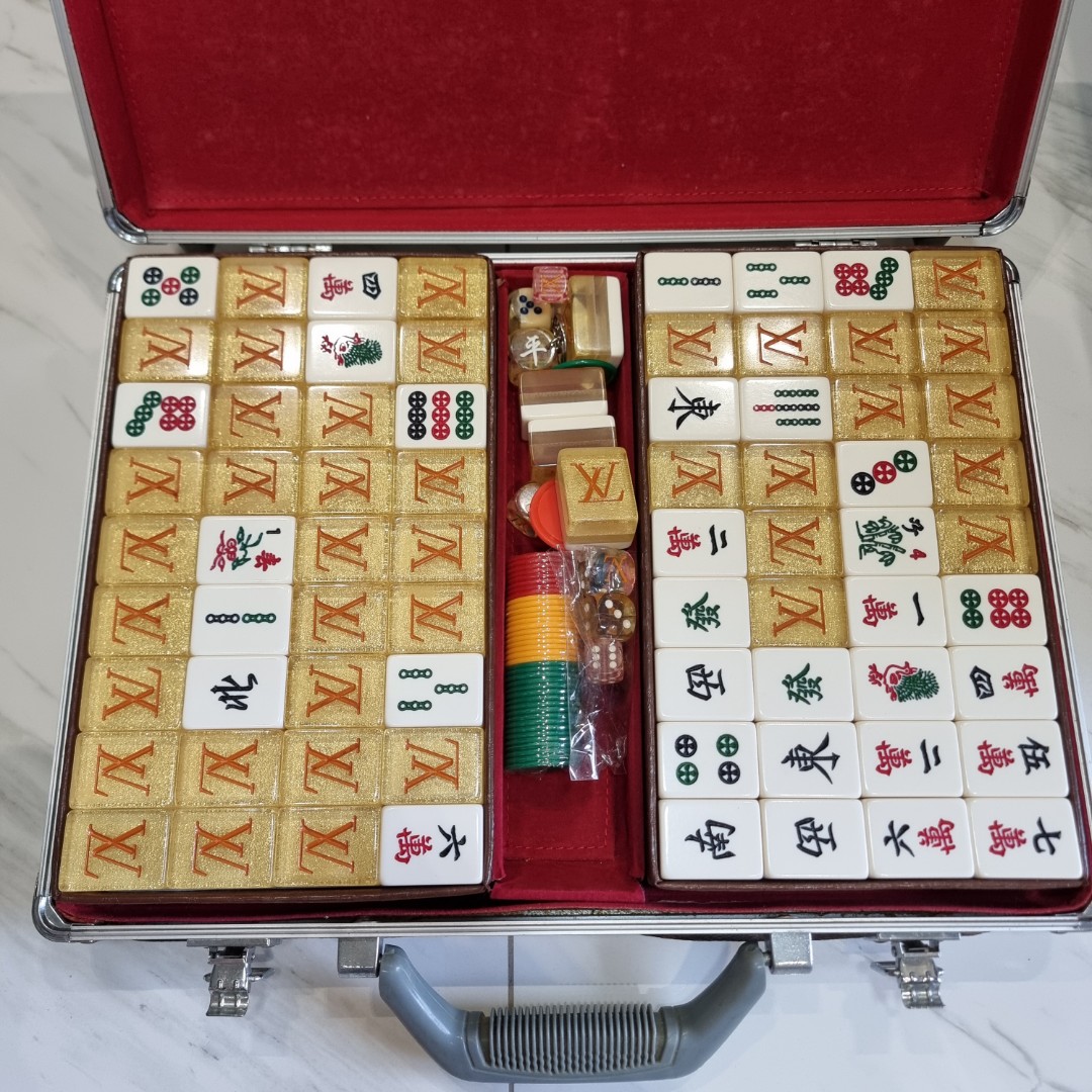 Mahjong Tiles (Louis Vuitton / LV), Hobbies & Toys, Toys & Games