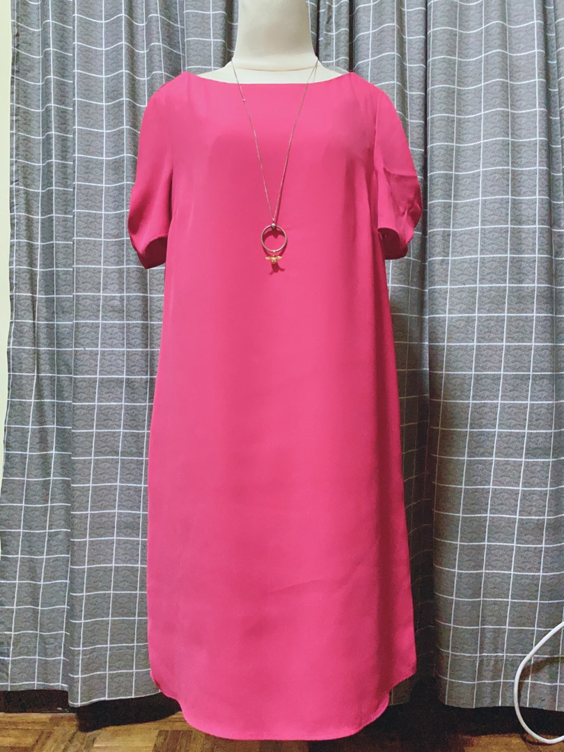 strapless open back dress Marks & Spencer Pink Striped Collared Belted Long Dress | Brand New