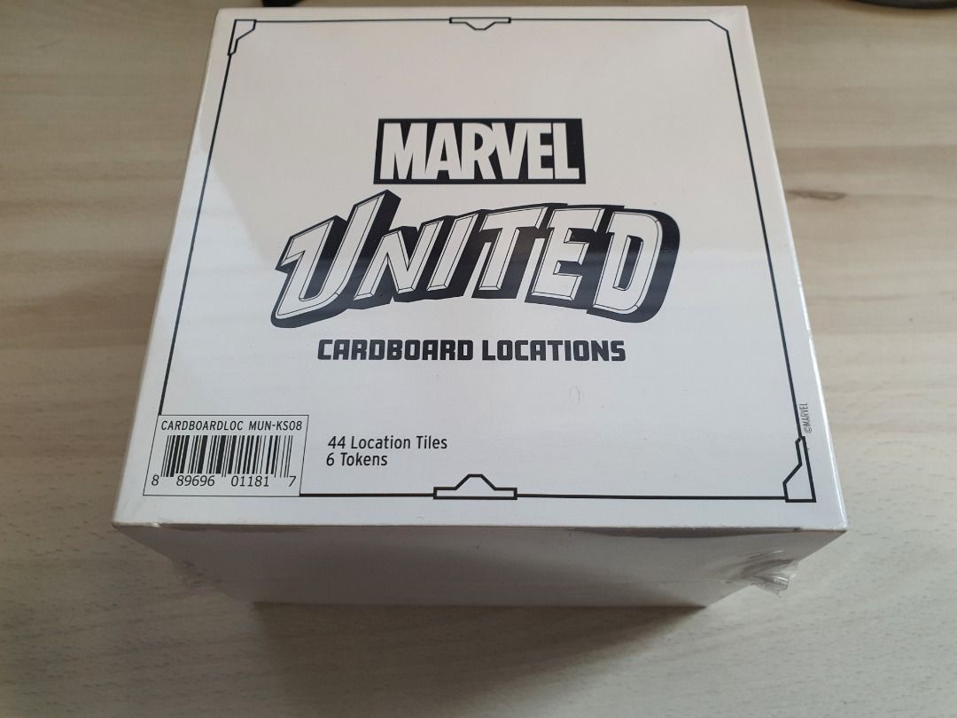 Marvel United Playmat and Cardboard Locations (Kickstarter Exclusive