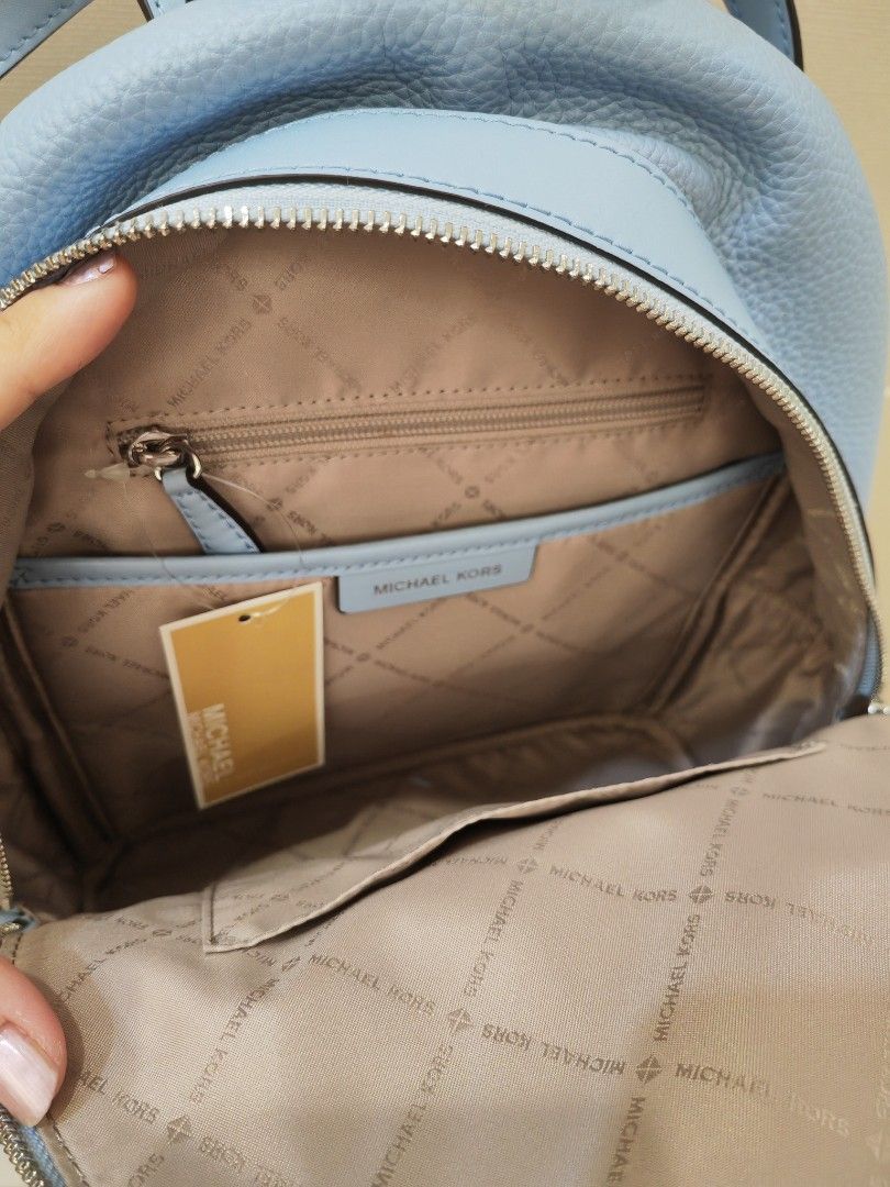 Michael kors Kenly Medium Backpack (light sky), Women's Fashion, Bags &  Wallets, Backpacks on Carousell